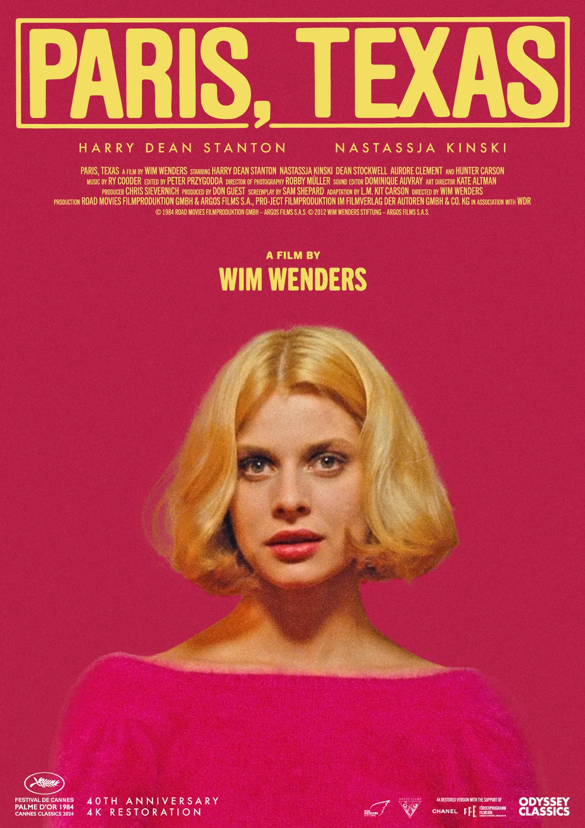 Paris, Texas — theatrical poster artwork
