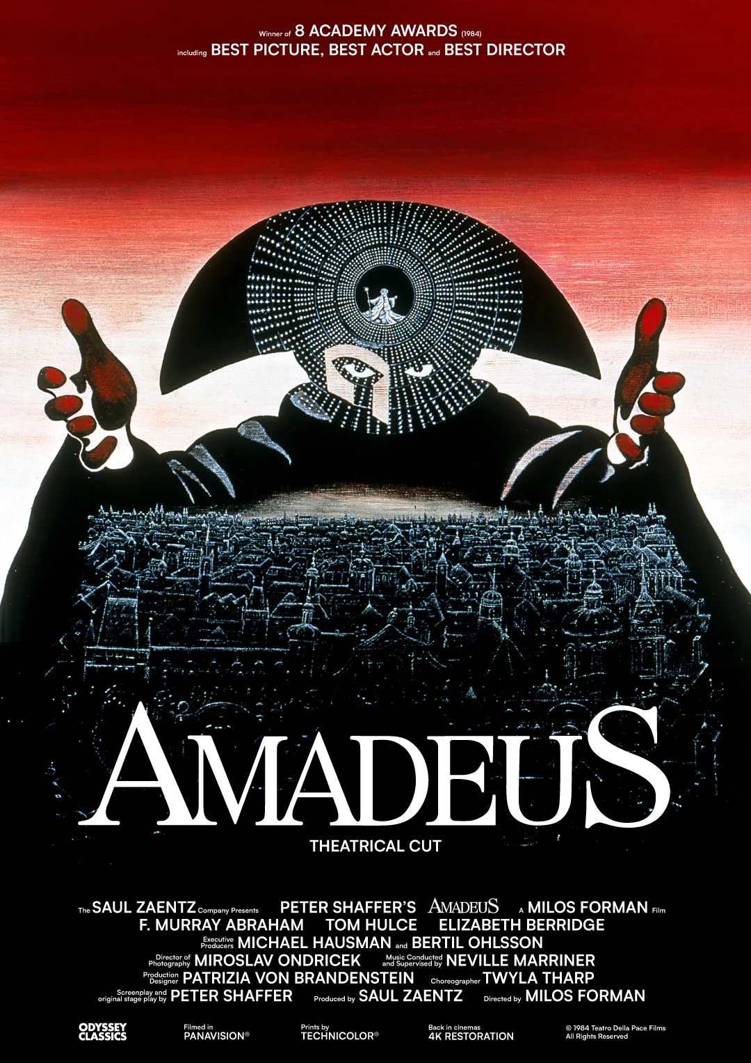 Amadeus — theatrical poster artwork