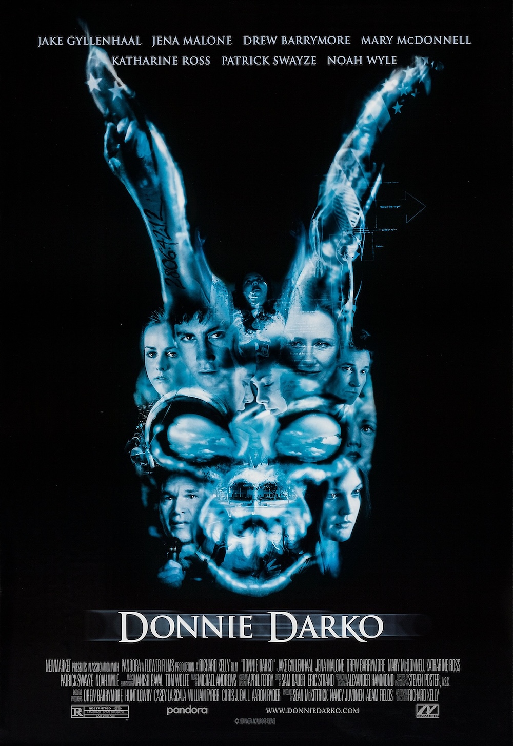 Original theatrical poster for Donnie Darko (2001), directed by Richard Kelly